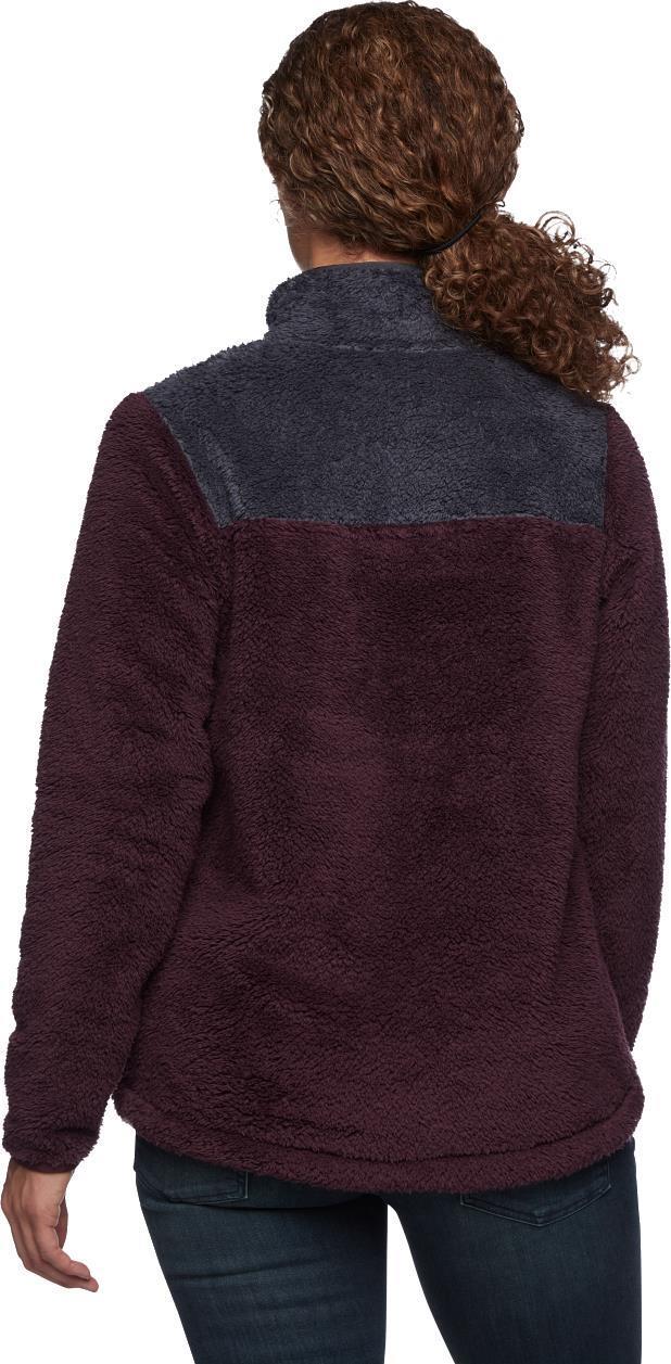 Roadie 1/4-Zip Fleece - Womens - Bordeaux / Carbon 4