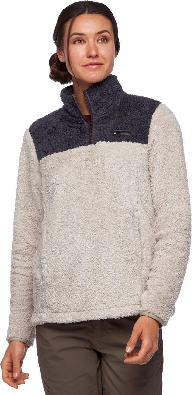 Roadie 1/4-Zip Fleece - Womens - Dune / Carbon 1