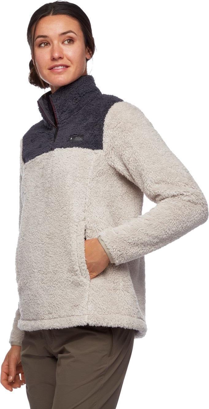 Roadie 1/4-Zip Fleece - Womens - Dune / Carbon 2