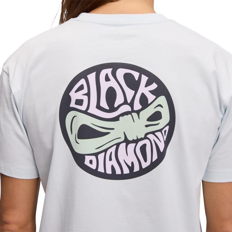 Rope Badge SS Tee - Womens - belay blue 1
