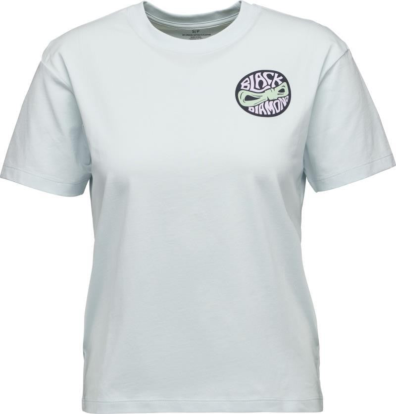 Rope Badge SS Tee - Womens - belay blue 1