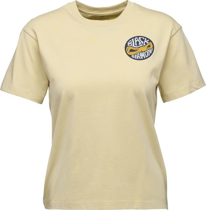 Rope Badge SS Tee - Womens - white oak 1