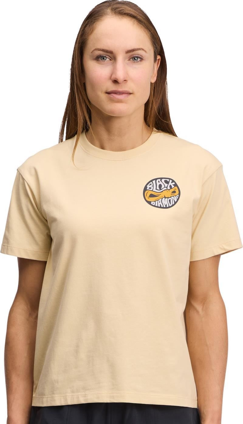 Rope Badge SS Tee - Womens - white oak 1