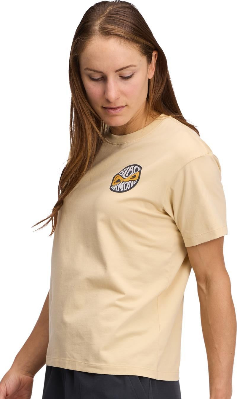 Rope Badge SS Tee - Womens - white oak 1