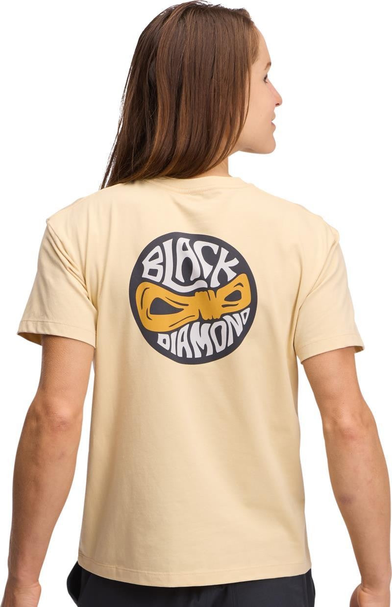 Rope Badge SS Tee - Womens - white oak 1