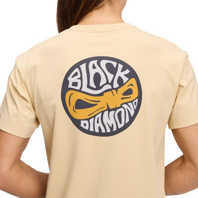 Rope Badge SS Tee - Womens - white oak 1