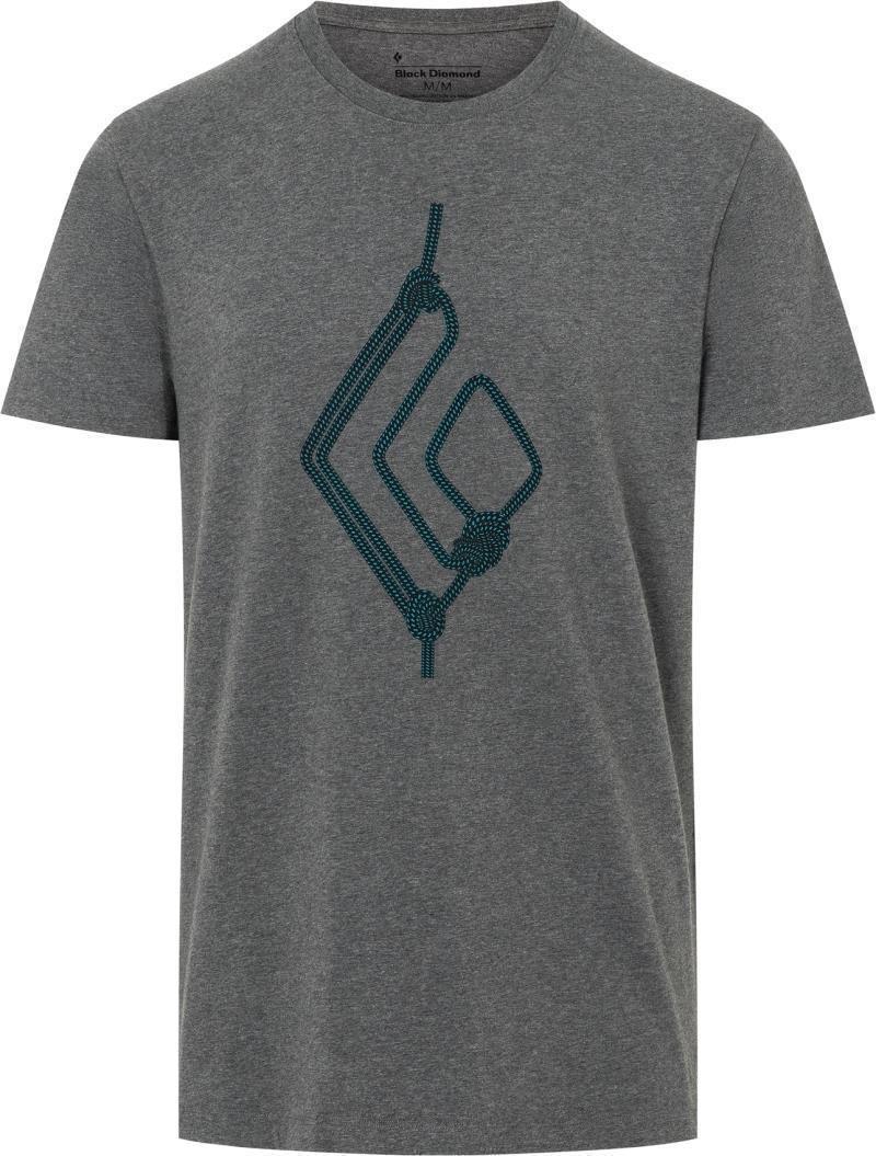 Rope Diamond SS Tee - Mens - charcoal heather 1