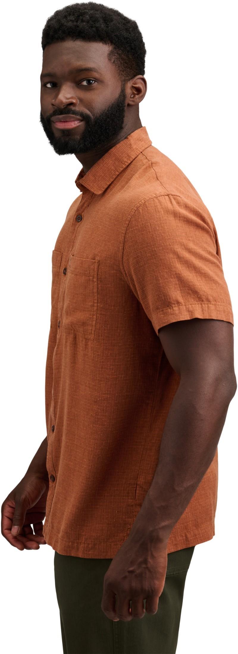 Scenic Route SS Shirt - Mens - clay / saffron 1