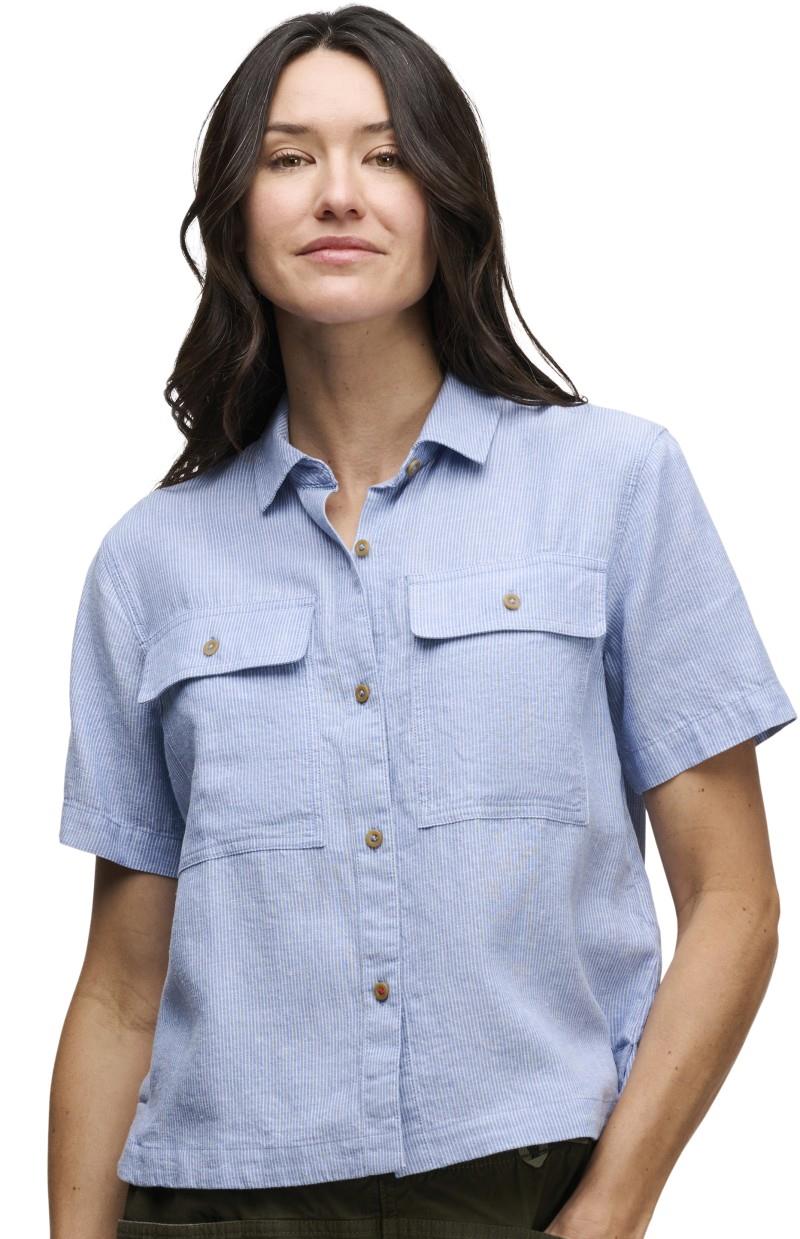 Scenic Route SS Shirt - Womens - clean blue / fog blue 1