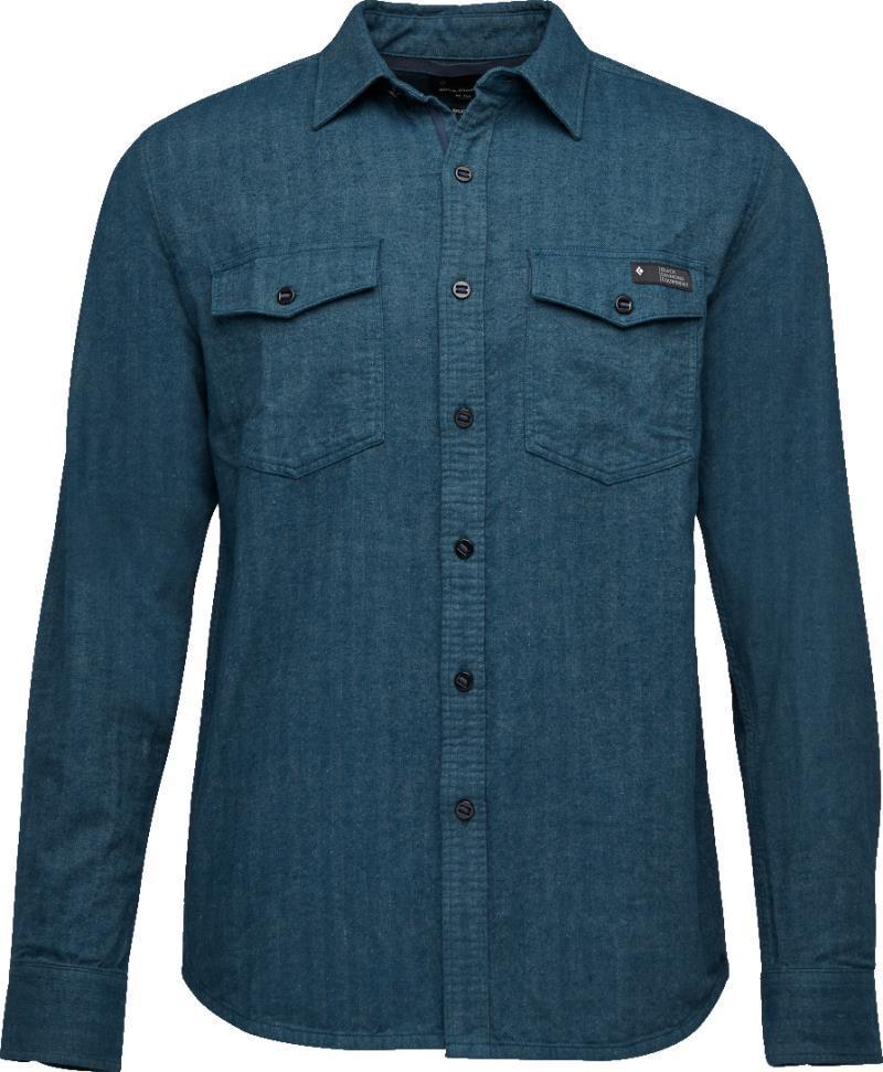 Sentinel LS Flannel Shirt - Mens - indigo heather 1