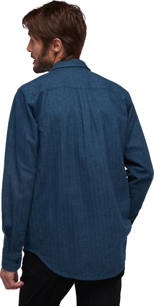 Sentinel LS Flannel Shirt - Mens - indigo heather 1
