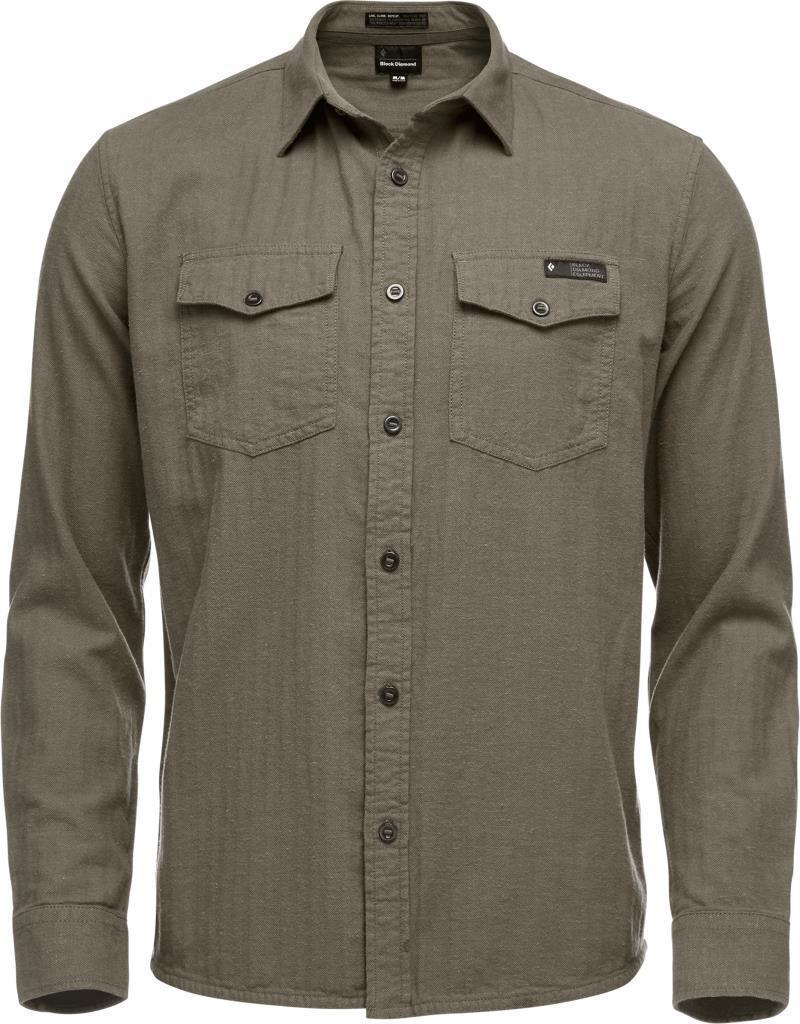 Sentinel LS Flannel Shirt - Mens - walnut heather 1