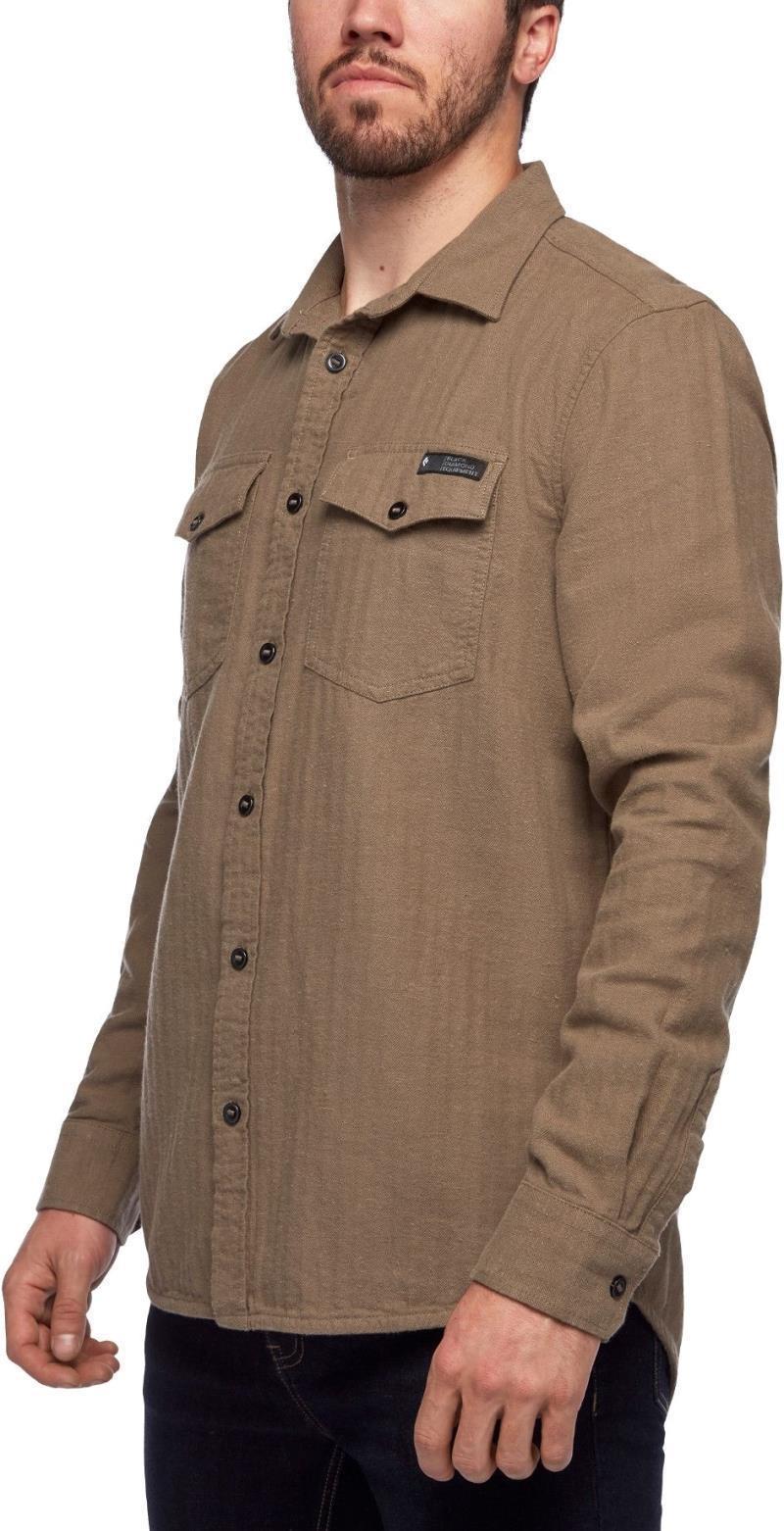 Sentinel LS Flannel Shirt - Mens - walnut heather 1