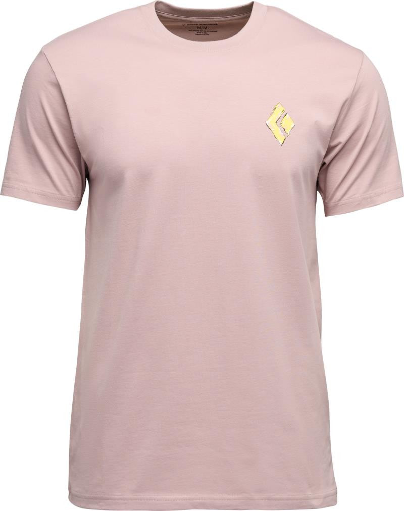 Shredded SS Tee - Mens - pale mauve 1