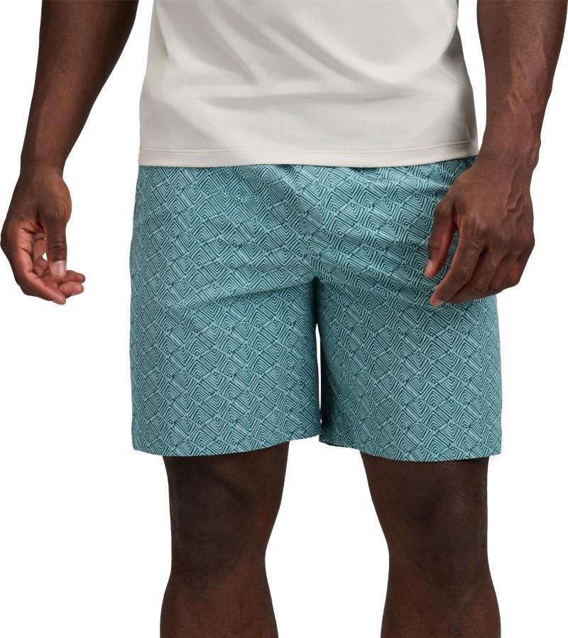 Sierra Shorts, 8" Inseam - Mens - granola / midnight blue 1