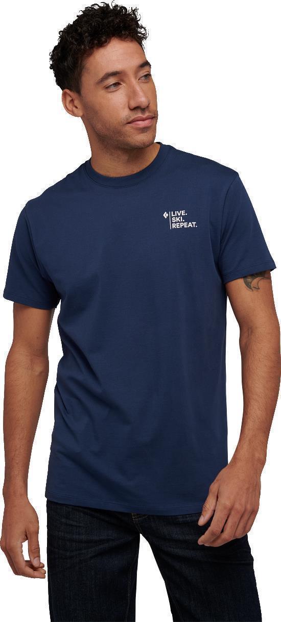 Ski Mountaineering SS Tee - Mens - ink blue 1