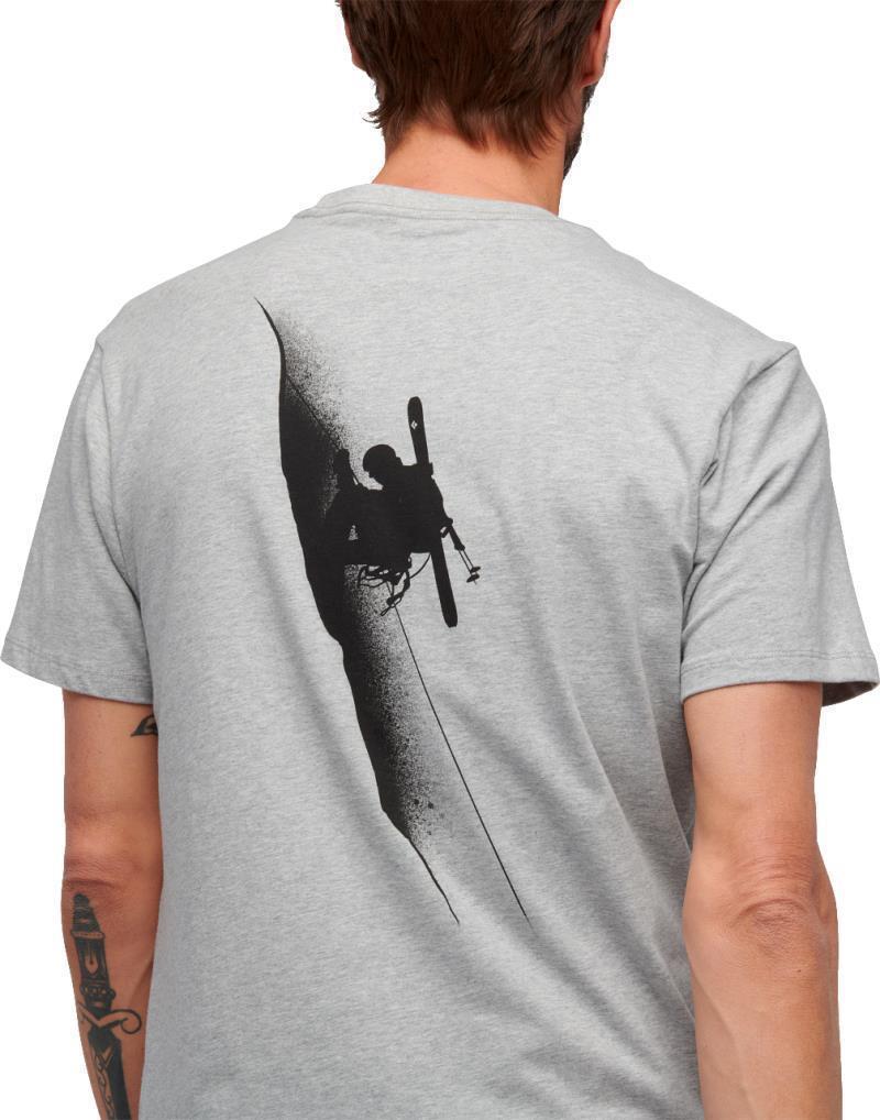Ski Mountaineering SS Tee - Mens - nickel heather 1