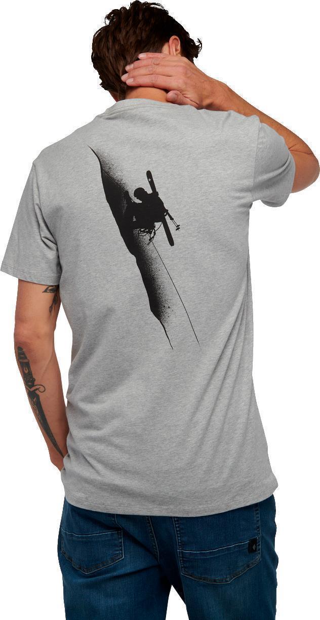 Ski Mountaineering SS Tee - Mens - nickel heather 1