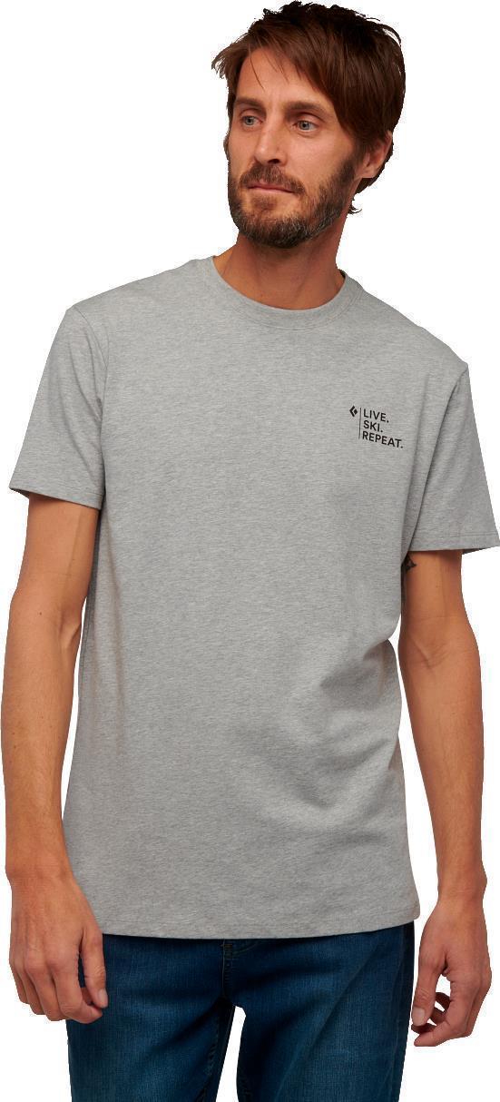 Ski Mountaineering SS Tee - Mens - nickel heather 1