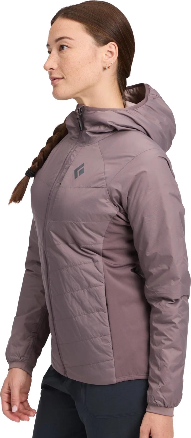 Solution 1.0 Hoody - Womens - dark mauve 1