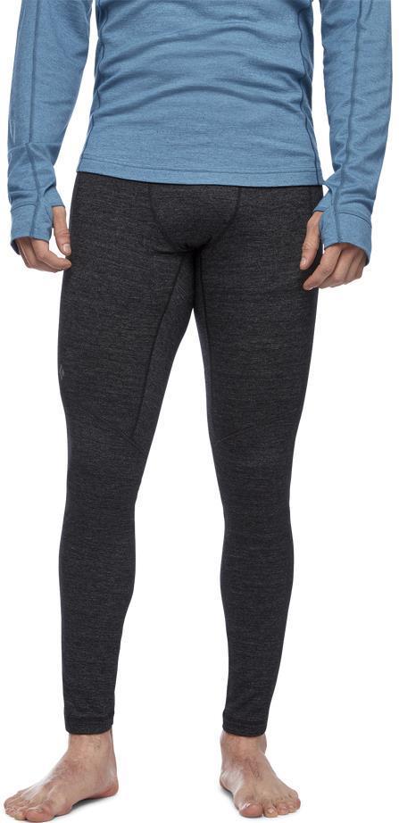 Solution 150 Merino Baselayer Full Length Bottoms, 29" Inseam - Mens - Black 3