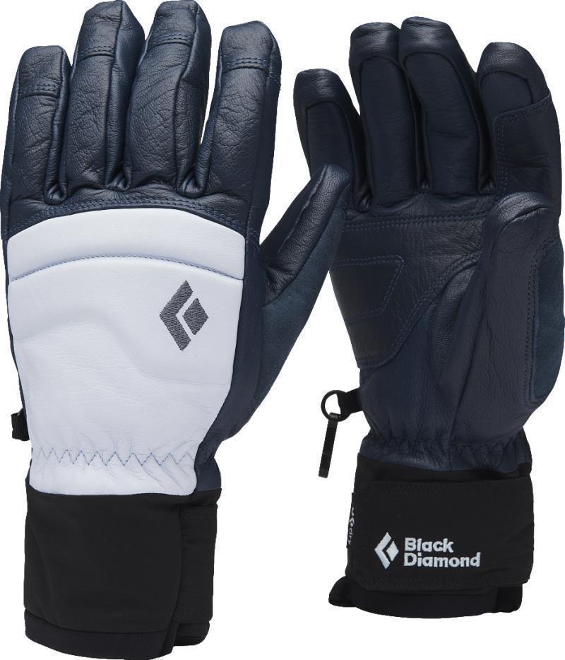 Spark Gloves - Womens - Charcoal / Belay Blue 1