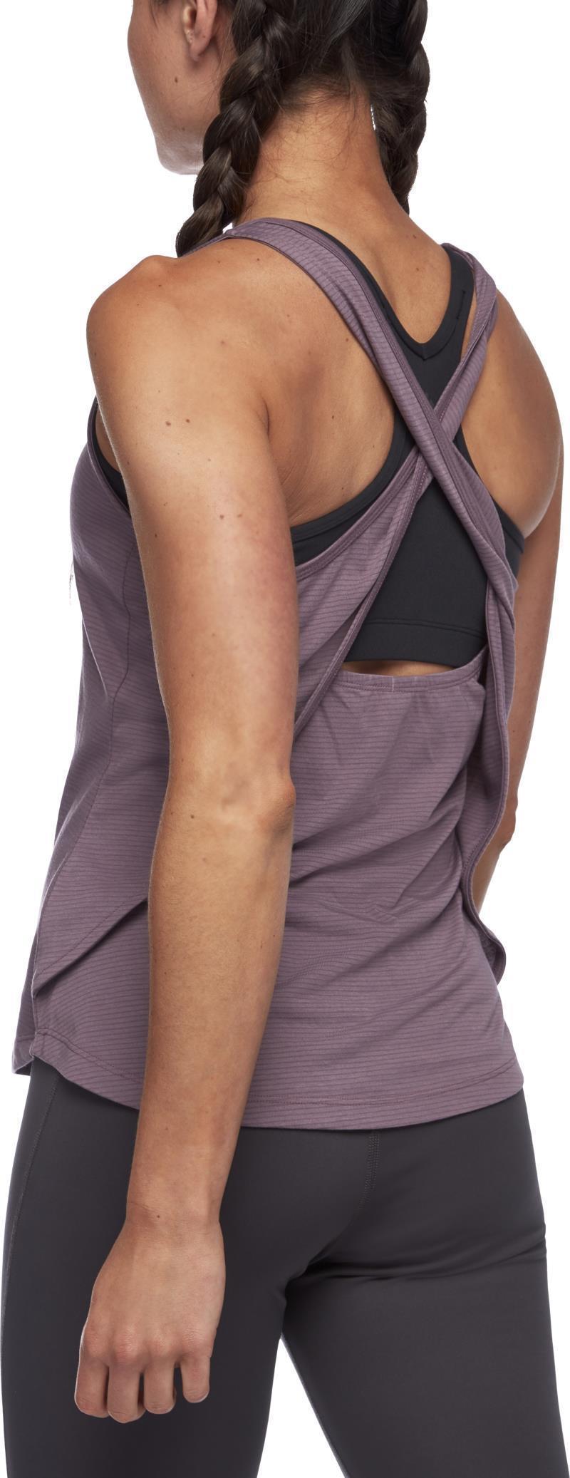 Splitter Tank - Womens - Mulberry Stripe 3