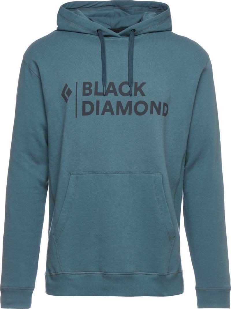 Stacked Logo Hoody - Mens - storm blue 1