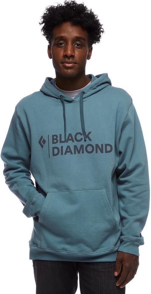Stacked Logo Hoody - Mens - storm blue 1