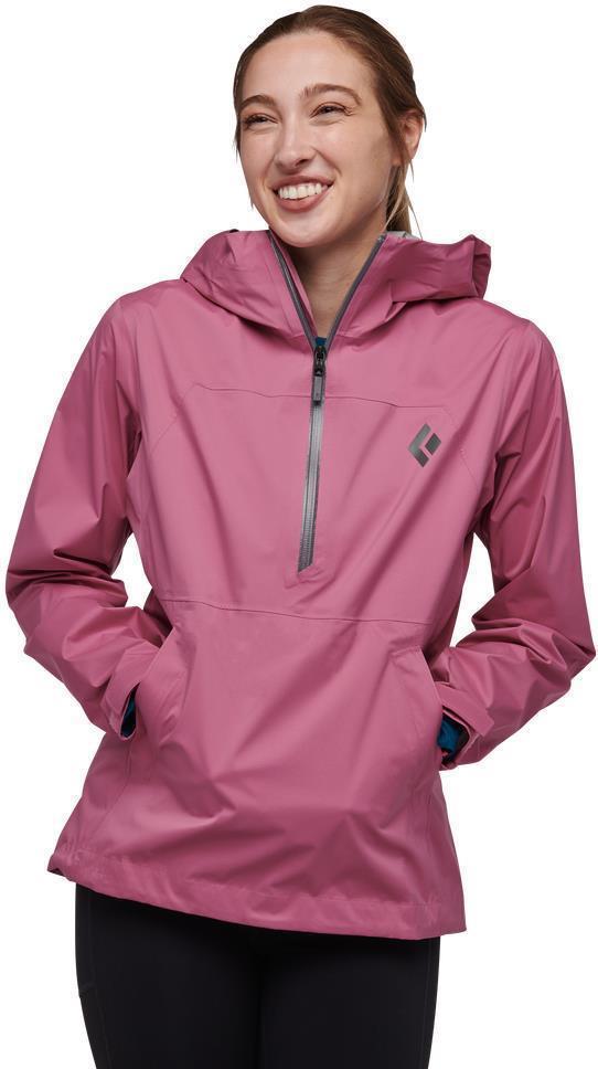 Stormline Stretch Anorak - Womens - dyno pink 1