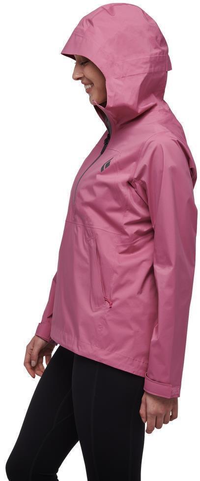 Stormline Stretch Anorak - Womens - dyno pink 1