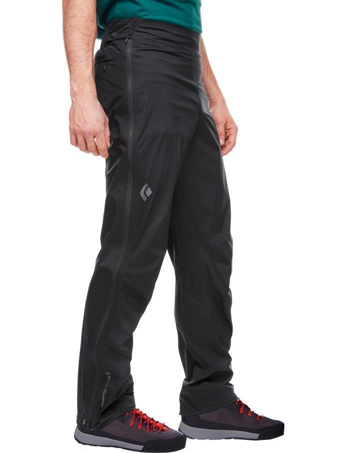 Stormline Stretch Full Zip Rain Pants, Reg - Mens - Black 3