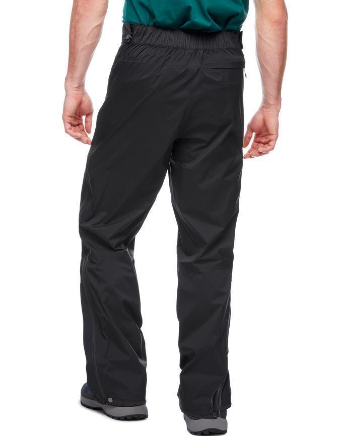 Stormline Stretch Full Zip Rain Pants, Reg - Mens - Black 4