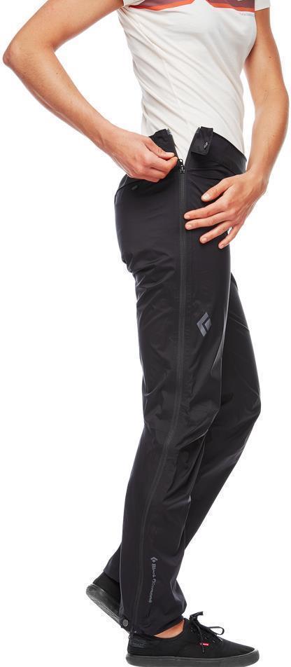 Stormline Stretch Full Zip Rain Pants - Womens - Black 5