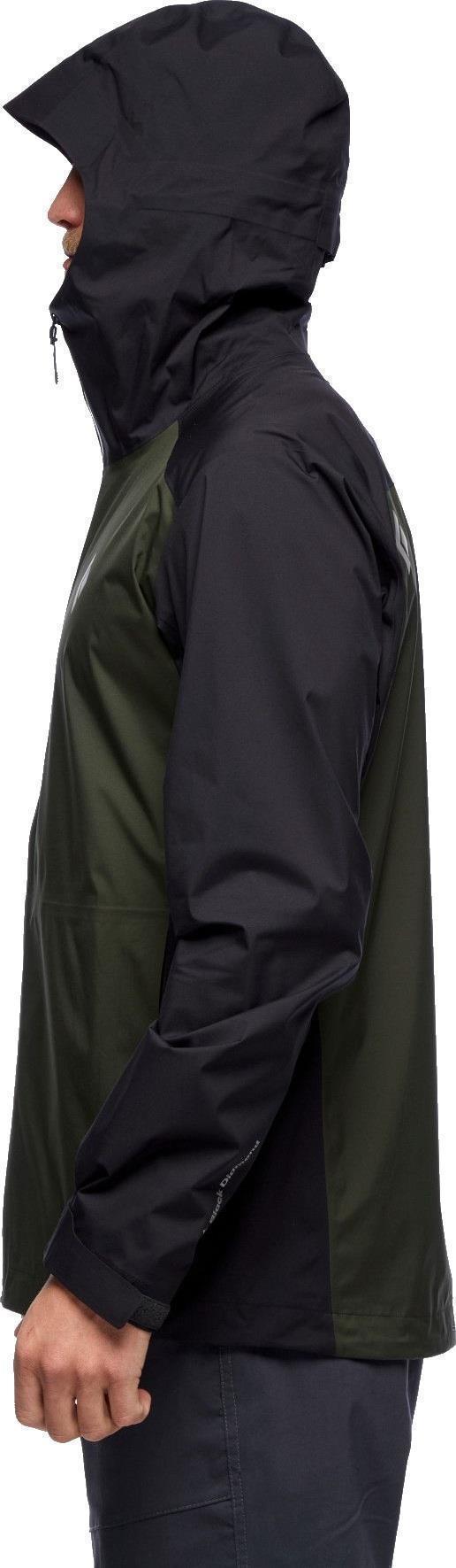 Stormline Stretch Rain Shell - Mens - Cypress / Black 2