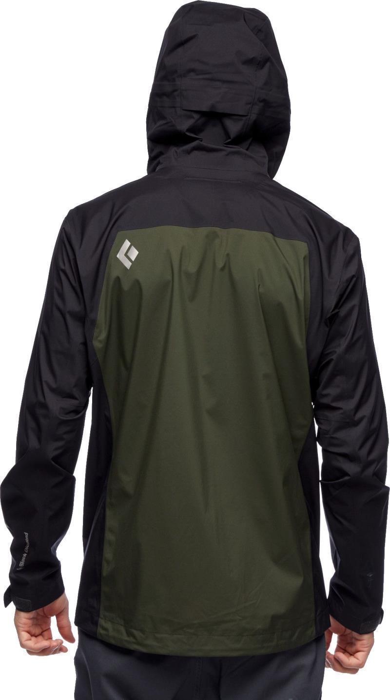 Stormline Stretch Rain Shell - Mens - Cypress / Black 3