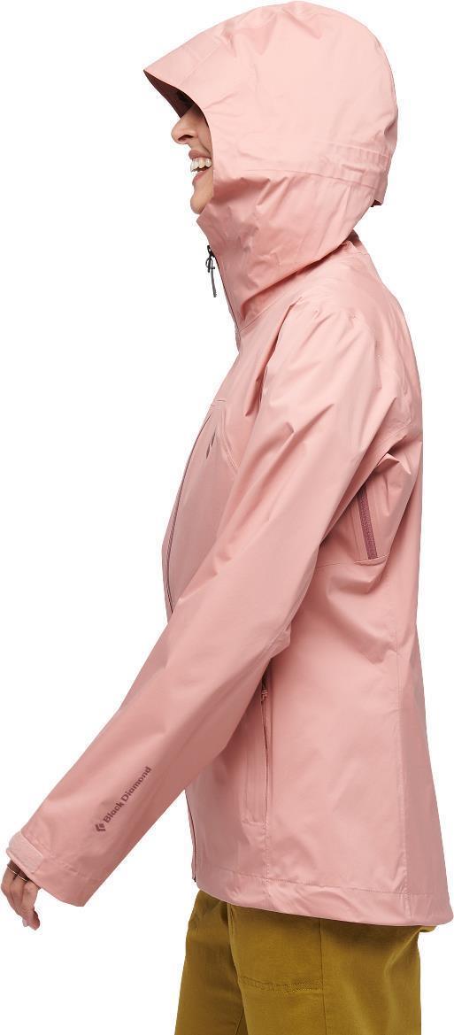Stormline Stretch Rain Shell - Womens - Chalk Pink 3