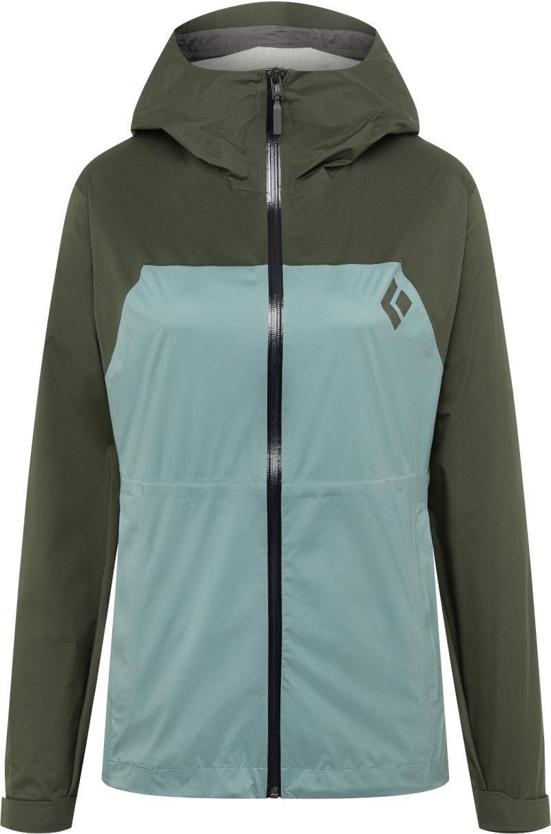 Stormline Stretch Rain Shell - Womens - Cypress / Storm Blue 1