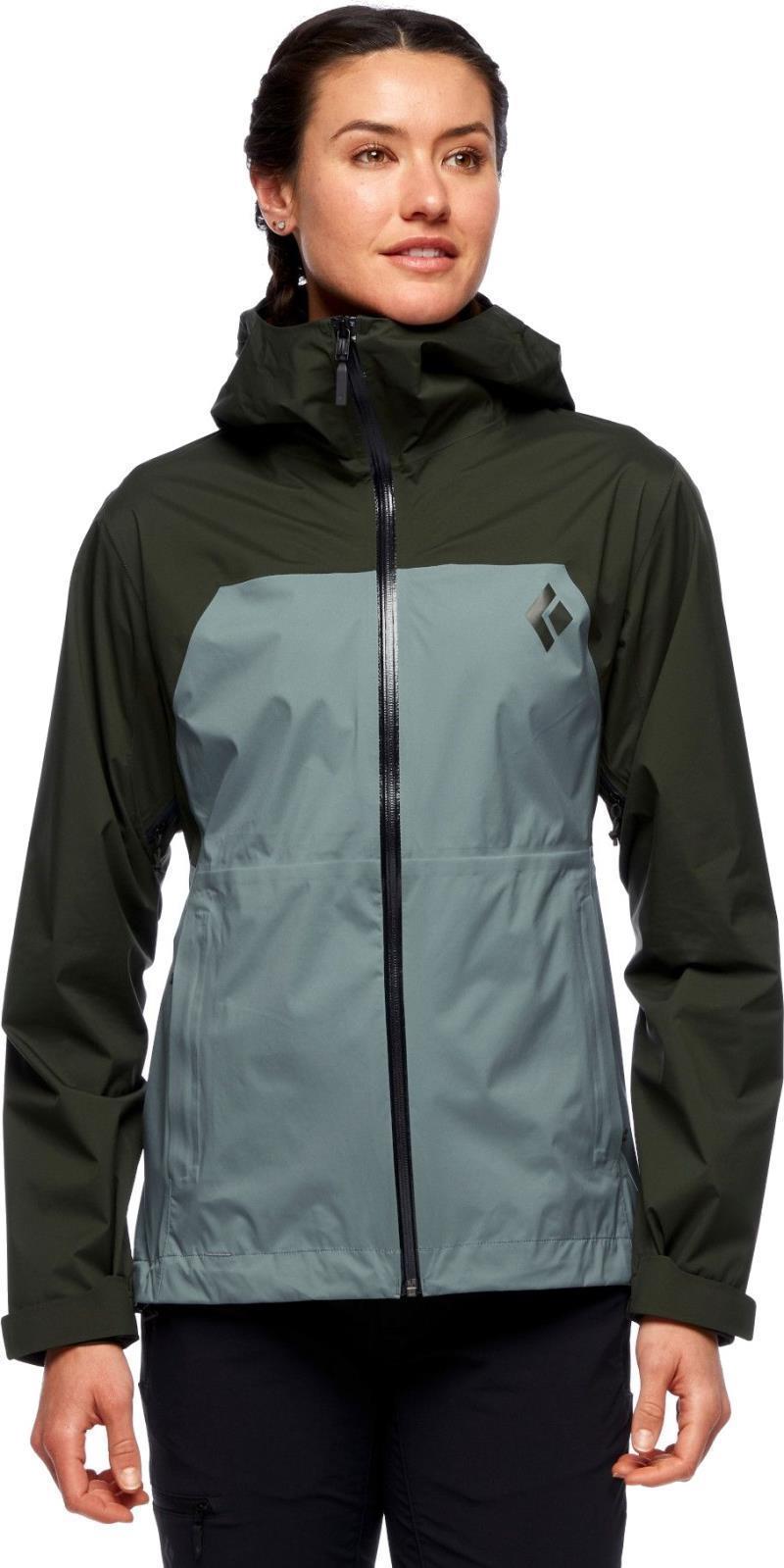 Stormline Stretch Rain Shell - Womens - Cypress / Storm Blue 2