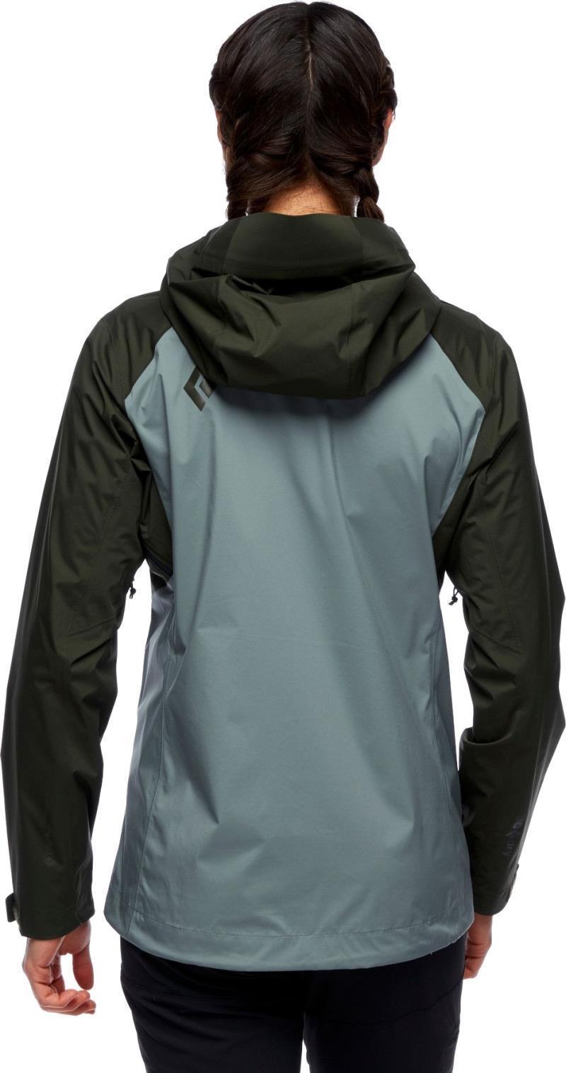 Stormline Stretch Rain Shell - Womens - Cypress / Storm Blue 3