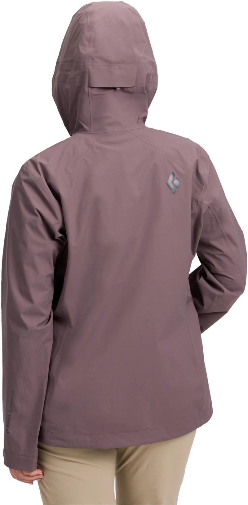 Strataline Stretch Shell - Womens - dark mauve 1