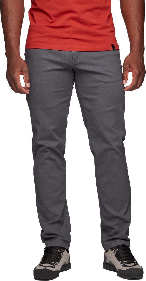 Stretch Font Pants - Mens - carbon 1