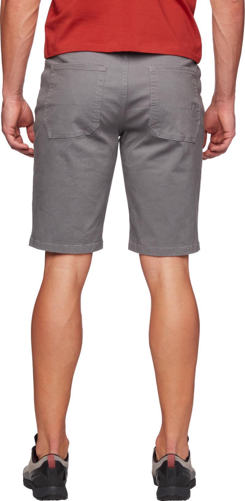 Stretch Font Shorts - Mens - steel grey 1