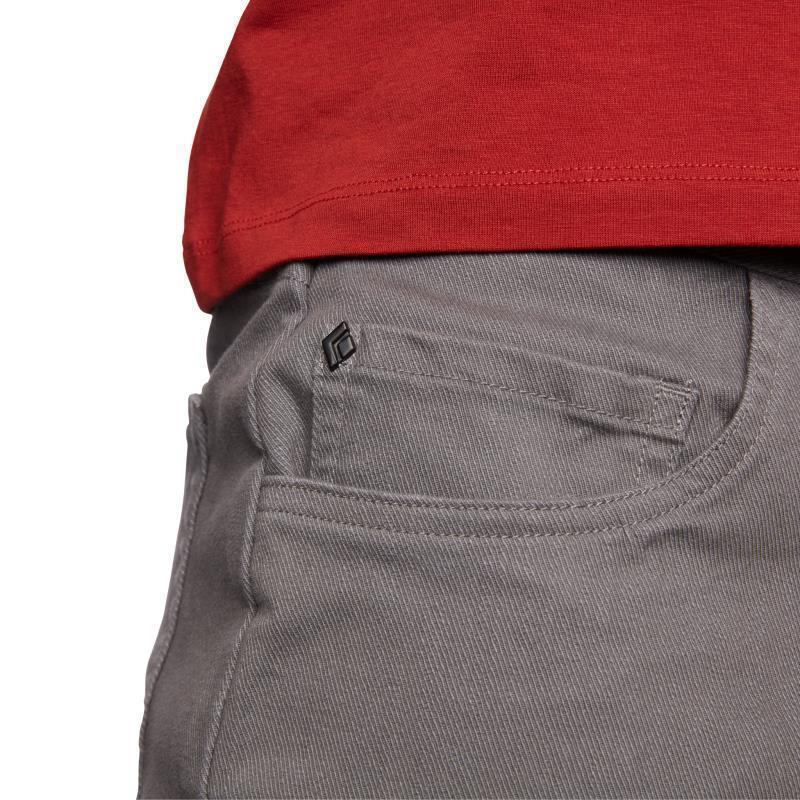 Stretch Font Shorts - Mens - steel grey 1