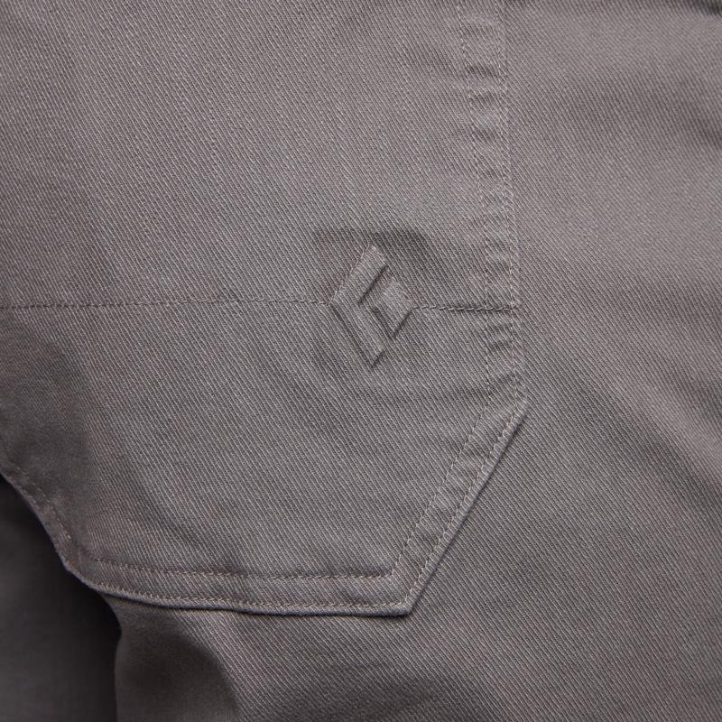 Stretch Font Shorts - Mens - steel grey 1