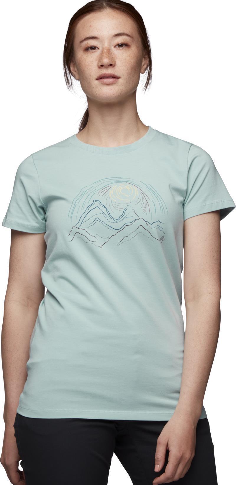Summit Scribble SS Tee - Womens - ice blue 1