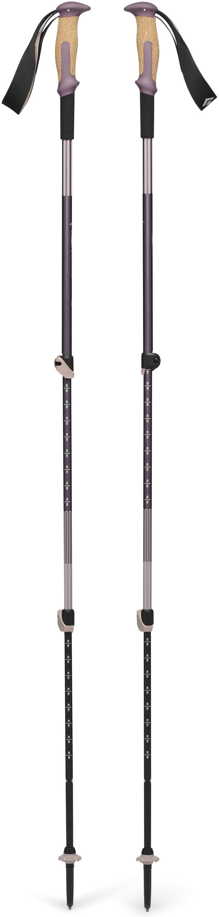 Trail Vista Shock Trekking Poles - dark mauve 1