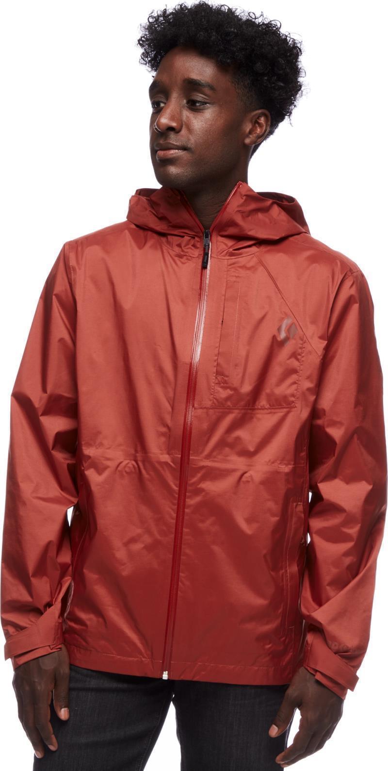 Treeline Rain Shell - Mens - Red Rock 2