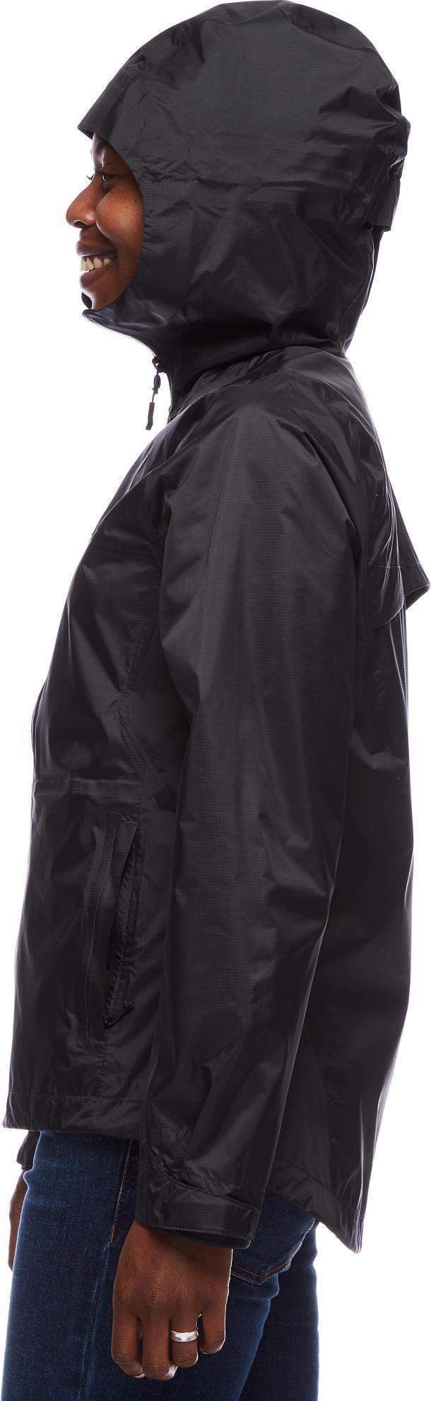 Treeline Rain Shell - Womens - Black 4