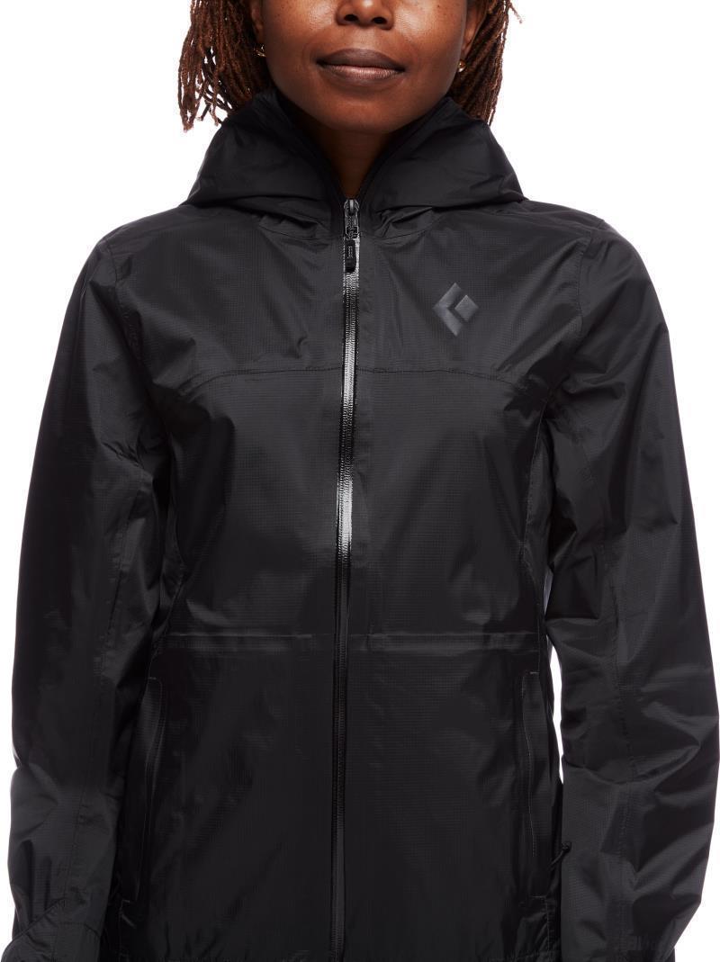Treeline Rain Shell - Womens - Black 5